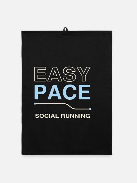 Easy Pace - Organic Geschirrtuch - Schwarz