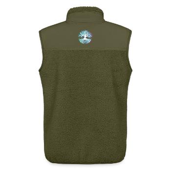 Baum - Unisex Sherpaweste von Stanley/Stella - Khaki - Hinten - AI Model Male 178 light (178cm)