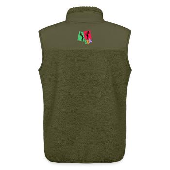 Überschwänglicher Ska Tanzabend - Unisex Sherpaweste von Stanley/Stella - Khaki - Hinten - AI Model Male 178 light (178cm)