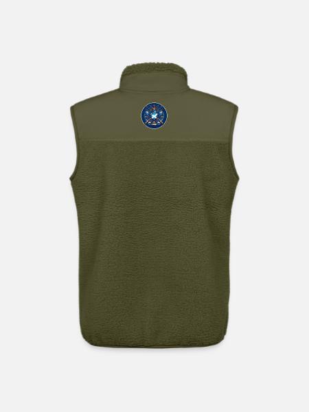 Scotland Logo - Unisex Sherpa Gilet by Stanley/Stella - khaki