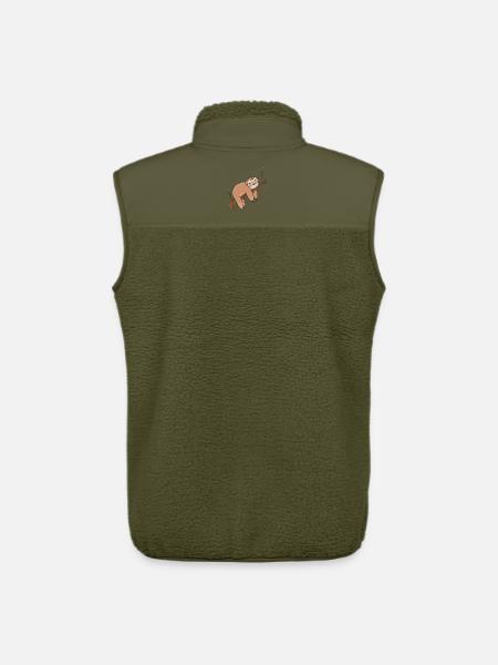 Faultier - Unisex Sherpaweste von Stanley/Stella - Khaki