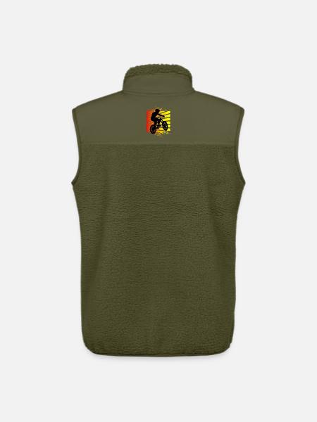 Mountain bike mountain bikers - Unisex Sherpa Gilet by Stanley/Stella - khaki