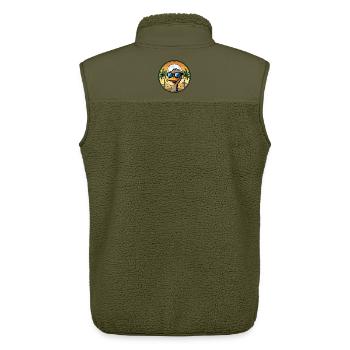 Emu Lustige Cartoon Sommer Strand Sonnenbrille Aufkleber - Unisex Sherpaweste von Stanley/Stella - Khaki - Hinten - AI Model Male 178 light (178cm)