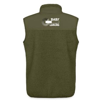 Baby Loading - Unisex Sherpaweste von Stanley/Stella - Khaki - Hinten - AI Model Male 178 light (178cm)