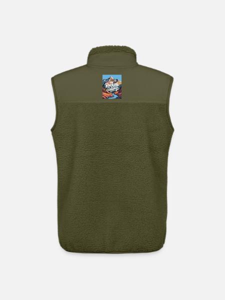 Rockies Calling - Unisex Sherpa Gilet by Stanley/Stella - khaki