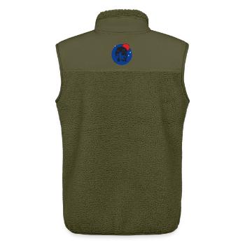 Photon Doppelspalt Quantenphysik Physiker Geschenk - Unisex Sherpaweste von Stanley/Stella - Khaki - Hinten - AI Model Male 178 light (178cm)