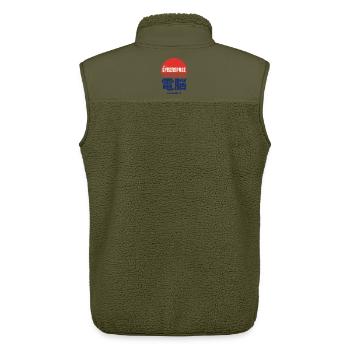 Besuchen Sie Cyberspace Land Of The Rising Byte - Unisex Sherpaweste von Stanley/Stella - Khaki - Hinten - AI Model Male 178 light (178cm)