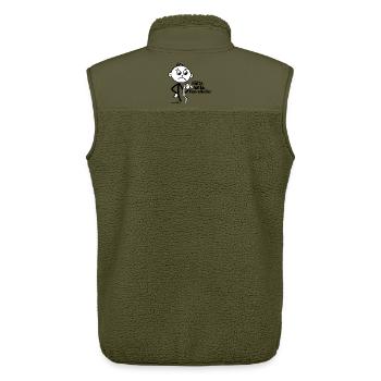 Strichel verlegen mit Fahrradkette: Hätte, hätte!! - Unisex Sherpaweste von Stanley/Stella - Khaki - Hinten - AI Model Male 178 light (178cm)