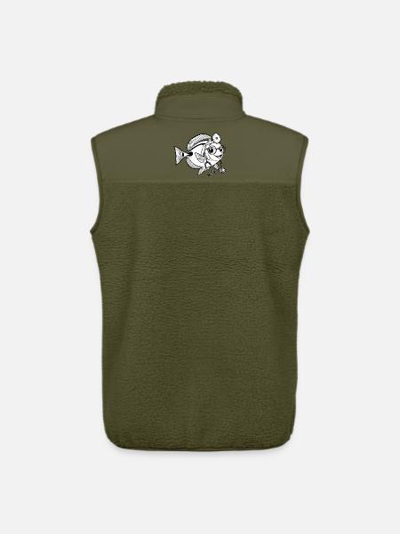 Doktorfisch mit Stethoskop - Unisex Sherpaweste von Stanley/Stella - Khaki