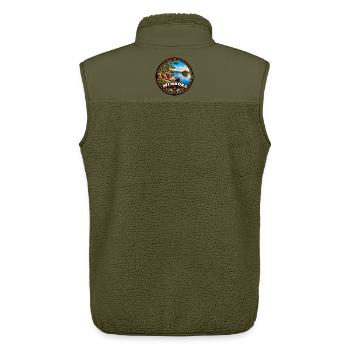 Muskoka Kanada Natur Wald Landschaft Urlaub - Unisex Sherpaweste von Stanley/Stella - Khaki - Hinten - AI Model Male 178 light (178cm)