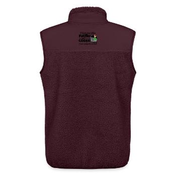 Father and Coder - I have two Titles - Unisex Sherpaweste von Stanley/Stella - Maroon - Hinten - AI Model Male 178 light (178cm)