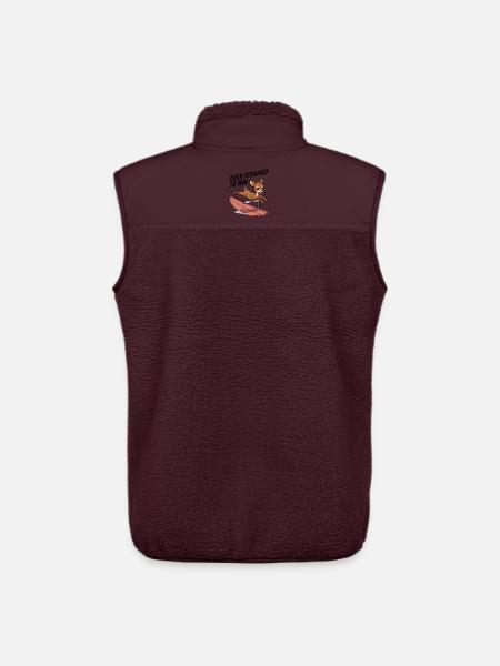 Deer-Termined pour gagner - Veste sans manches sherpa unisexe Stanley/Stella - maroon