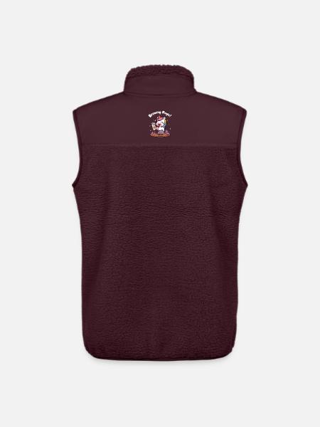 Brewing Magic! - Unisex Sherpa Gilet by Stanley/Stella - maroon