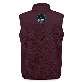 Kein Backup, Kein Mitleid. Admin Shirt - Unisex Sherpaweste von Stanley/Stella - Maroon - Hinten - AI Model Male 178 light (178cm)