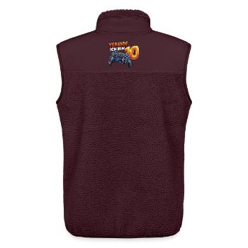 Gaming zum 10. Geburtstag – Yeahhh ich bin 10 - Unisex Sherpaweste von Stanley/Stella - Maroon - Hinten - AI Model Male 178 light (178cm)