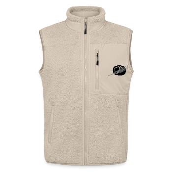Broetchen Getreide Korn 2farbig änderbar - Unisex Sherpaweste von Stanley/Stella - Beige - Vorne - AI Model Male 178 light (178cm) & AI Model Female 172 light (172cm)