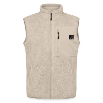 Du bist richtig – Mutmacher & Selbstwert | AMFI - Unisex Sherpaweste von Stanley/Stella - Beige - Vorne - AI Model Male 178 light (178cm) & AI Model Female 172 light (172cm)