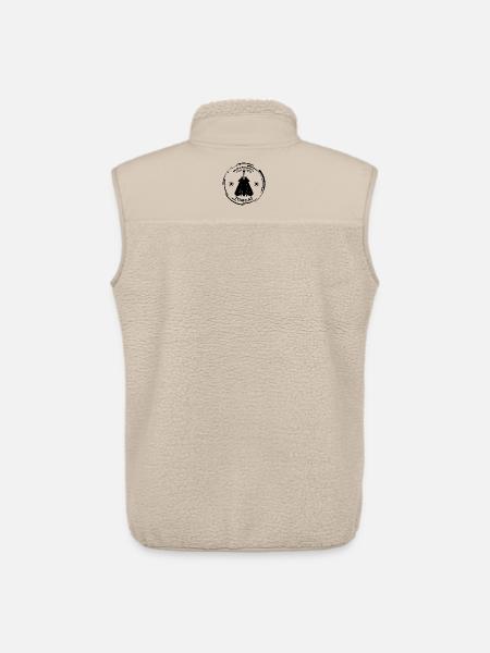 Plane F14 Tomcat - Unisex Sherpa Gilet by Stanley/Stella - beige