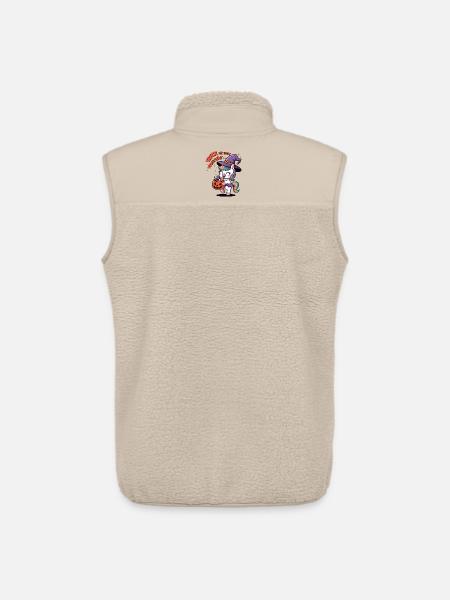 Trick Or Treat Yourself - Unisex Sherpa Gilet by Stanley/Stella - beige