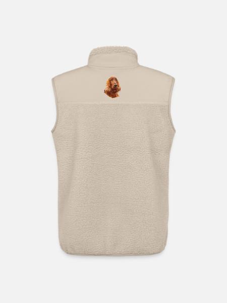 Irish Setter Red - Unisex Sherpaweste von Stanley/Stella - Beige