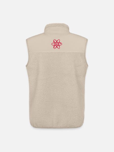 Scientific symbol - Unisex Sherpa Gilet by Stanley/Stella - beige