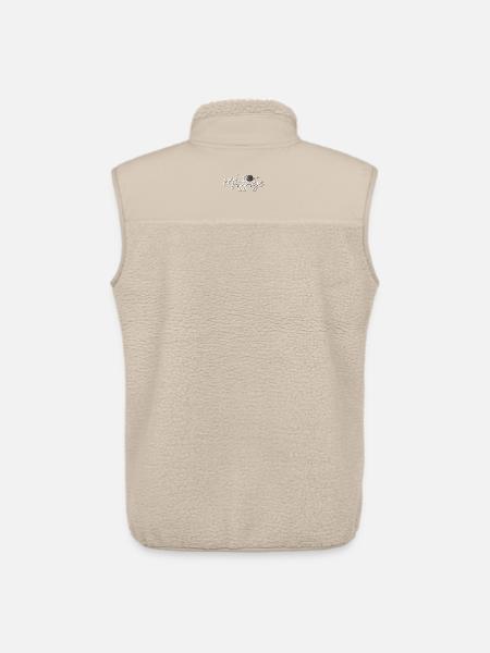 Massage - Veste sans manches sherpa unisexe Stanley/Stella - beige
