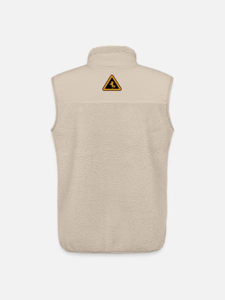 Achtung Einhorn, Gefahr - Unisex Sherpaweste von Stanley/Stella - Beige