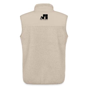Pixelschubser und stolz darauf! - Unisex Sherpaweste von Stanley/Stella - Beige - Hinten - AI Model Male 178 light (178cm)