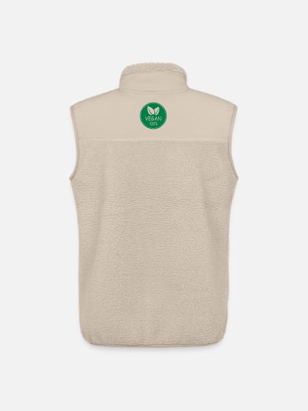 vegan 100% - Unisex Sherpaweste von Stanley/Stella - Beige