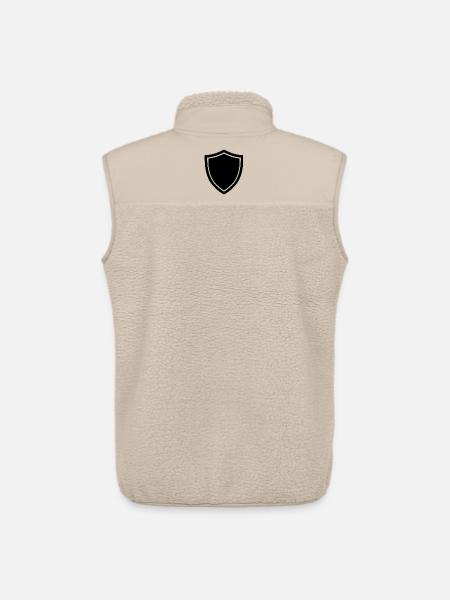 shield icon logo shape security - Unisex Sherpa Gilet by Stanley/Stella - beige