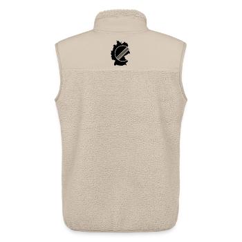 UNBEGRENZT DEUTSCHLAND by Unbegrenzt Apparel - Unisex Sherpaweste von Stanley/Stella - Beige - Hinten - AI Model Male 178 light (178cm)