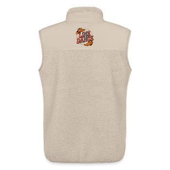 Line Dance mein Hobby - meine Passion - mein Ding - Unisex Sherpaweste von Stanley/Stella - Beige - Hinten - AI Model Male 178 light (178cm)