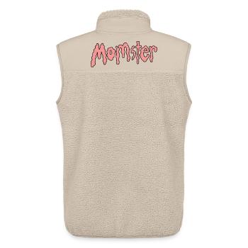Momster - Unisex Sherpaweste von Stanley/Stella - Beige - Hinten - AI Model Male 178 light (178cm)