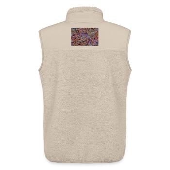 stiots - Unisex Sherpaweste von Stanley/Stella - Beige - Hinten - AI Model Male 178 light (178cm)