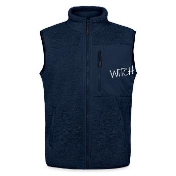 I am a witch - Unisex Sherpaweste von Stanley/Stella - Navy - Vorne - AI Model Female 172 light (172cm) & AI Model Male 178 light (178cm)