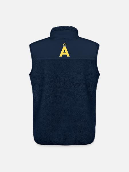 A comme Alvin - Veste sans manches sherpa unisexe Stanley/Stella - marine