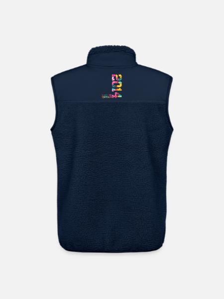 12TH BIRTHDAY LIMITED EDITION 2014 - Unisex Sherpa Gilet by Stanley/Stella - navy