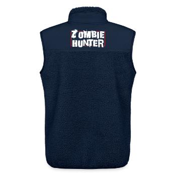 Zombie Jäger - Unisex Sherpaweste von Stanley/Stella - Navy - Hinten - AI Model Male 178 light (178cm)
