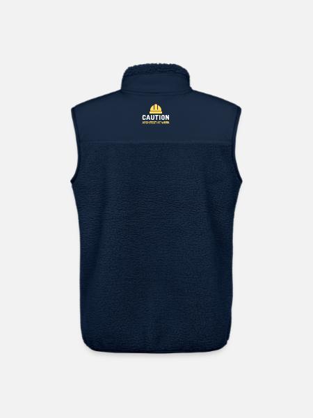 architect at work - Unisex Sherpa Gilet by Stanley/Stella - navy