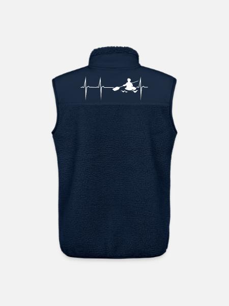 herzschlag kajak - Unisex Sherpaweste von Stanley/Stella - Navy