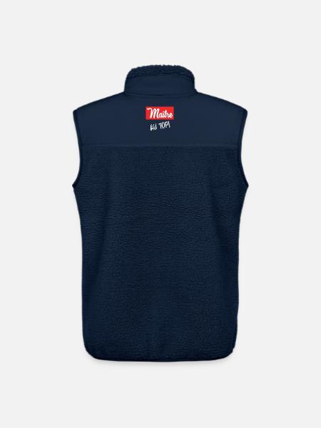 MASTER - Unisex Sherpa Gilet by Stanley/Stella - navy