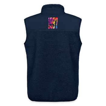 BUNT 29TH BIRTHDAY 1997 - Unisex Sherpa Gilet by Stanley/Stella - navy - Back - AI Model Male 178 light (178cm)