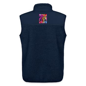 BUNT 17TH BIRTHDAY 2009 - Unisex Sherpa Gilet by Stanley/Stella - navy - Back - AI Model Male 178 light (178cm)