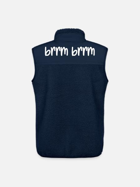 brrm brrm - Unisex Sherpa Gilet by Stanley/Stella - navy