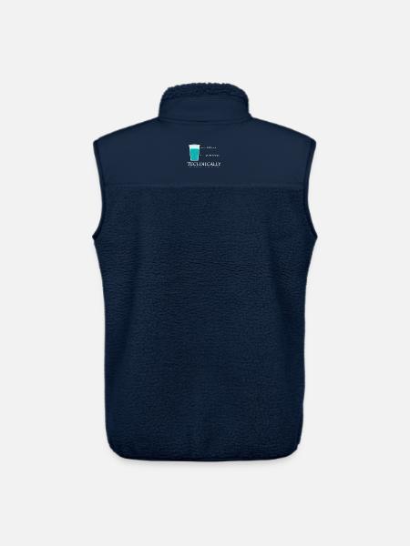 science - Unisex Sherpa Gilet by Stanley/Stella - navy
