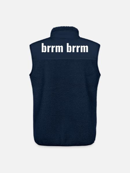 brrm brrm - Unisex Sherpa Gilet by Stanley/Stella - navy