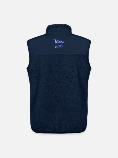 MASTER - Unisex Sherpa Gilet by Stanley/Stella - navy