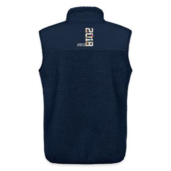 SOMMER LIMITED EDITION 2018 EIS 8. GEBURTSTAG - Unisex Sherpaweste von Stanley/Stella - Navy - Hinten - AI Model Male 178 light (178cm)