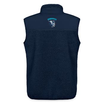 Wakeboard King Wakeboarding - Unisex Sherpaweste von Stanley/Stella - Navy - Hinten - AI Model Male 178 light (178cm)