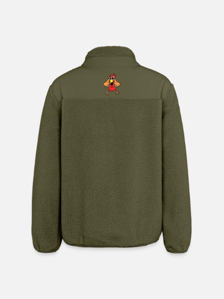 Parrot jungle - Relaxed Fit Unisex Sherpa Jacket by Stanley/Stella - khaki
